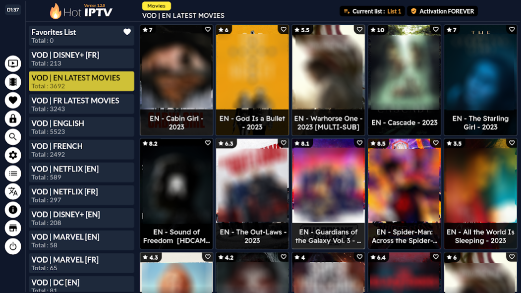 HotIPTV Player 1.2.0 Screenshot