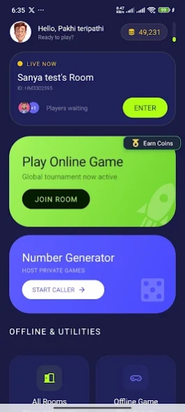 Housie Tambola NumberGenerator  Screenshot