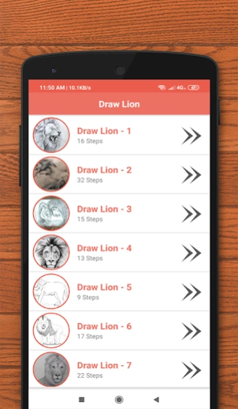 How to Draw Lion 4.0 Screenshot