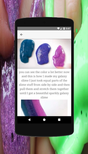 Make Slime without Glue, borax  Screenshot