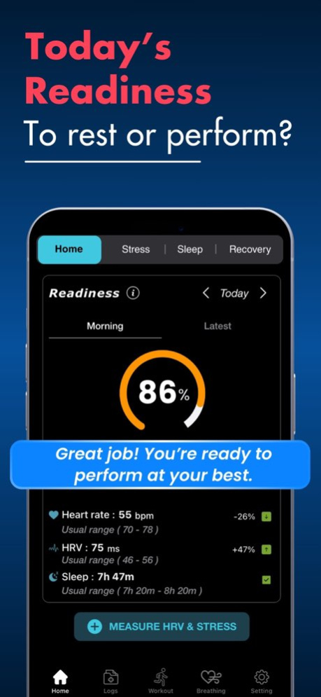 HRV Tracker & Stress Monitor 2.2.4 Screenshot