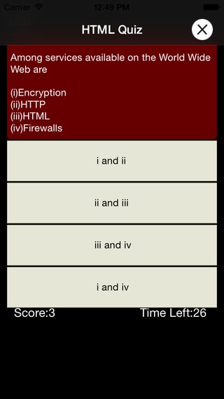 HTML Quiz 2.0 Screenshot