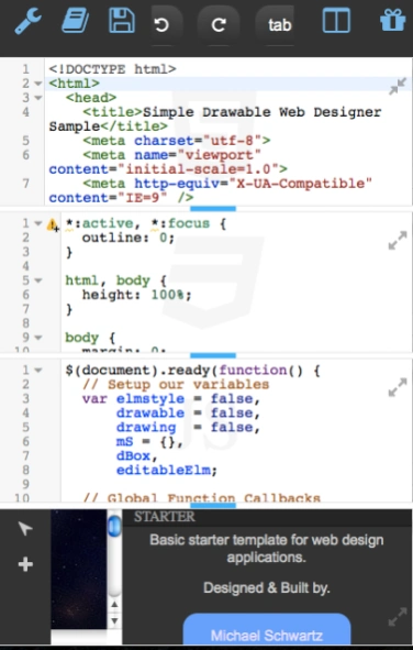 HTML5 Editor Deluxe  Screenshot
