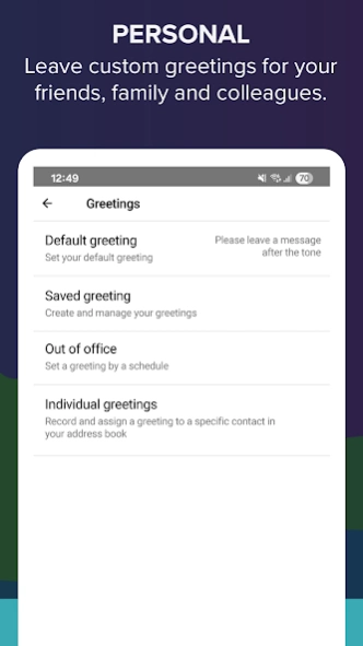 Hullomail Voicemail 6.0.1 Screenshot