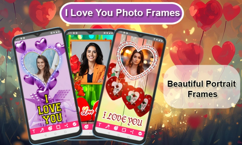 I Love You Photo Frames 3.5 Screenshot