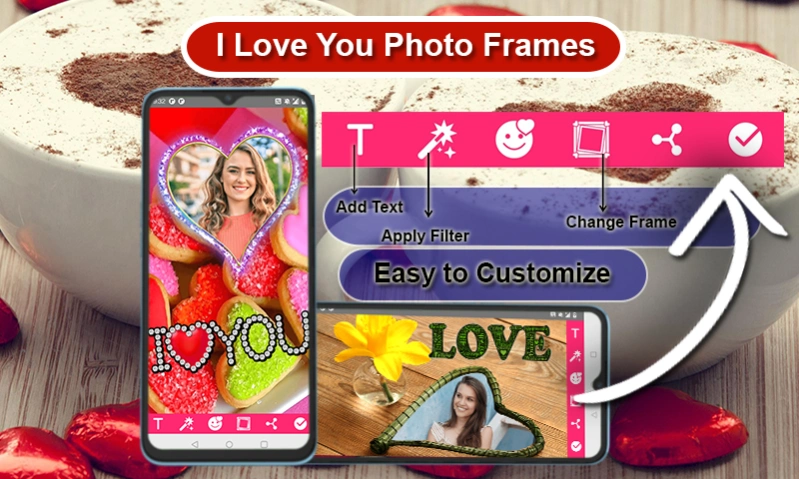 I Love You Photo Frames 3.5 Screenshot