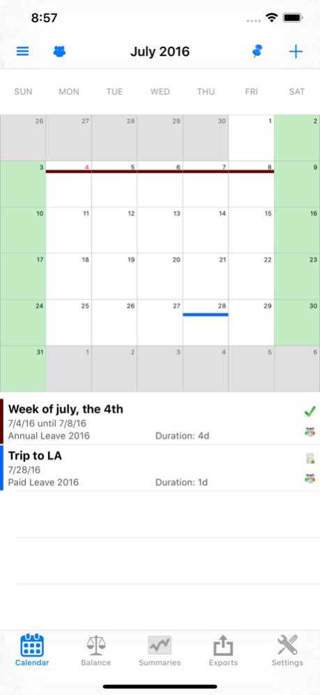 iAbsences 3.2.11 Screenshot