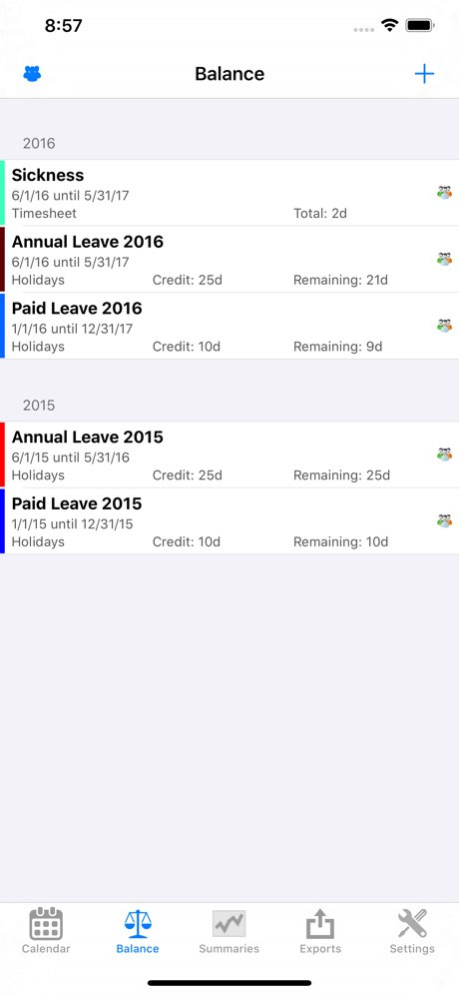 iAbsences 3.2.11 Screenshot