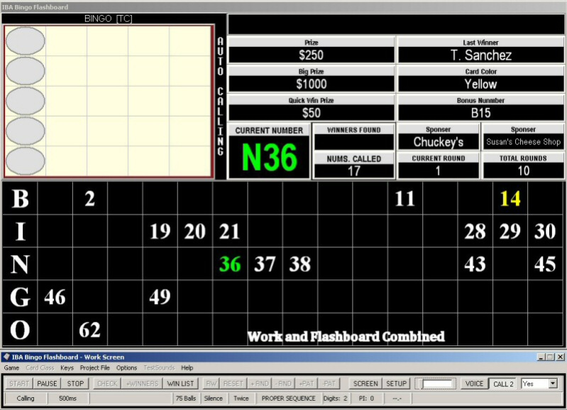 IBA Bingo Flashboard 1.23.5 Screenshot