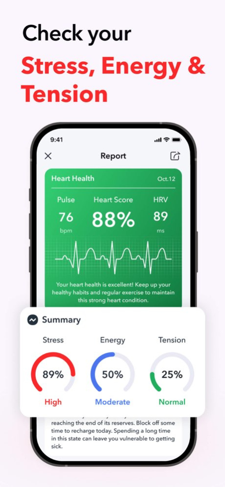 iCardio - Heart Rate Tracker 1.1.4 Screenshot