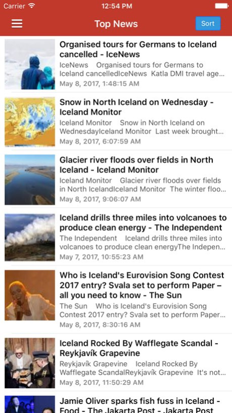 Iceland News in English Today & Icelandic Radio  Screenshot