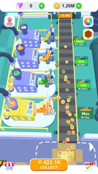 Idle Candy Factory 1.4.1 Screenshot