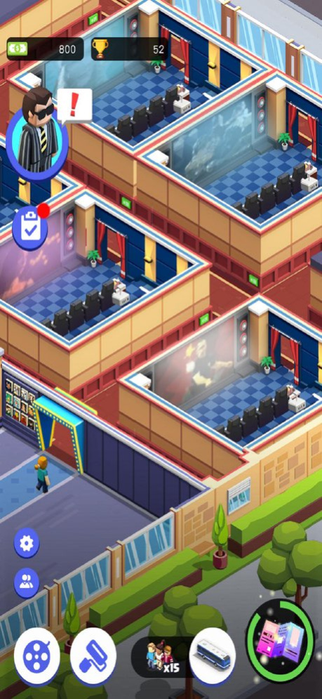 Idle Cinema Tycoon-Simulation 1.1 Screenshot