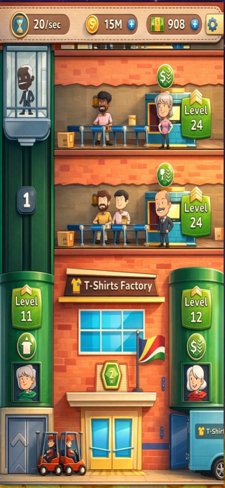 Idle Factory Tycoon Simulator 1.2 Screenshot