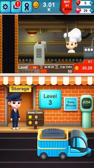 Idle Food Factory Game 1.3.9 Screenshot