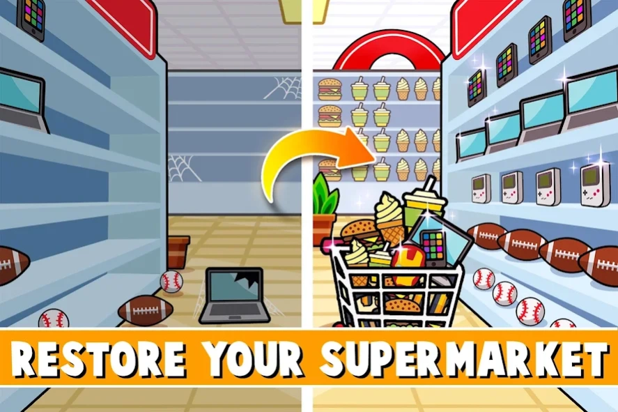 Idle Supermarket Empire Tycoon 3.0.0 Screenshot