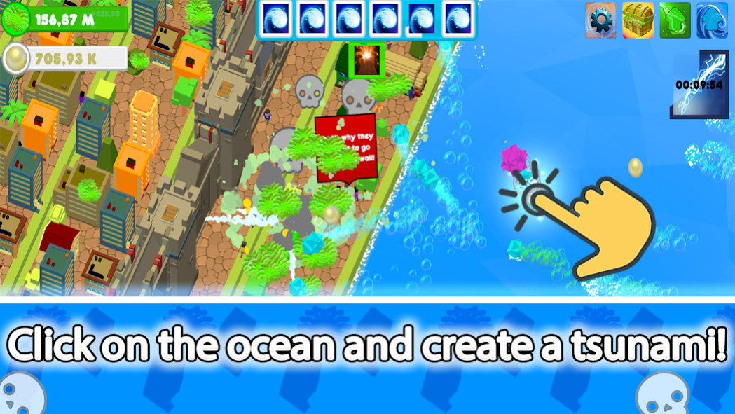 Idle Tycoon: Tsunami clicker 1.1 Screenshot