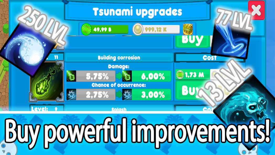 Idle Tycoon: Tsunami clicker 1.1 Screenshot