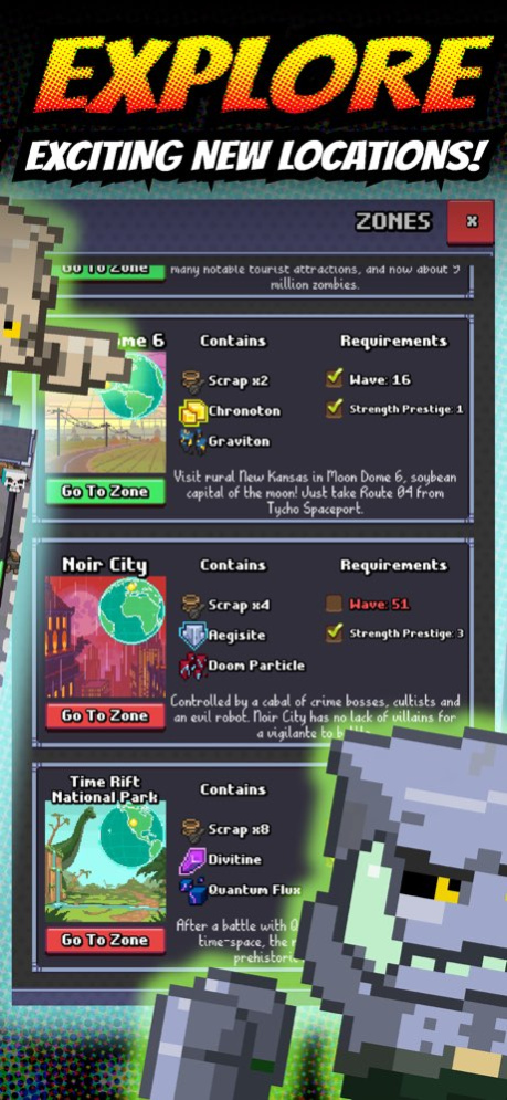 Idle Zombie Superhero  Screenshot