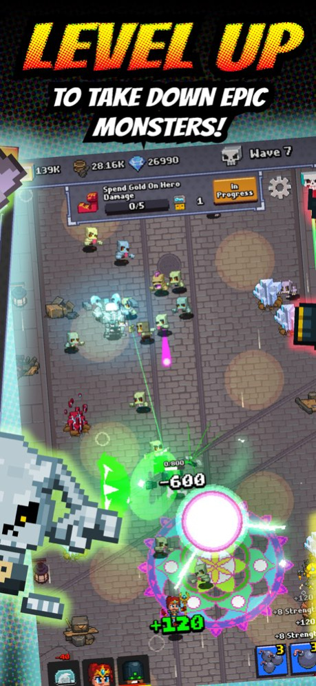 Idle Zombie Superhero  Screenshot