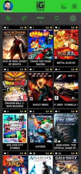 IGAMES PSP  Screenshot