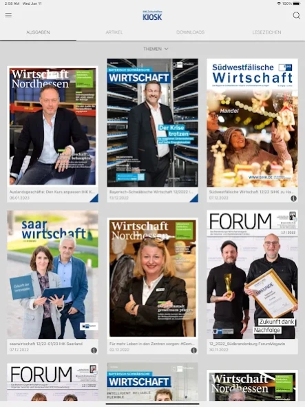 IHK-Zeitschriften KIOSK  Screenshot