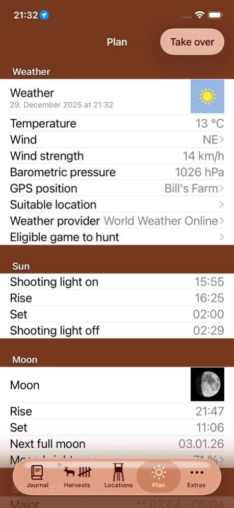 iHunt Journal 4.1.18 Screenshot