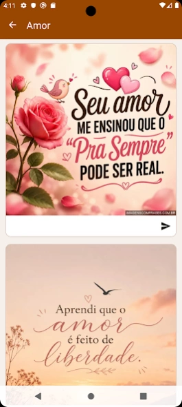 Imagens e Frases para WhatsApp  Screenshot