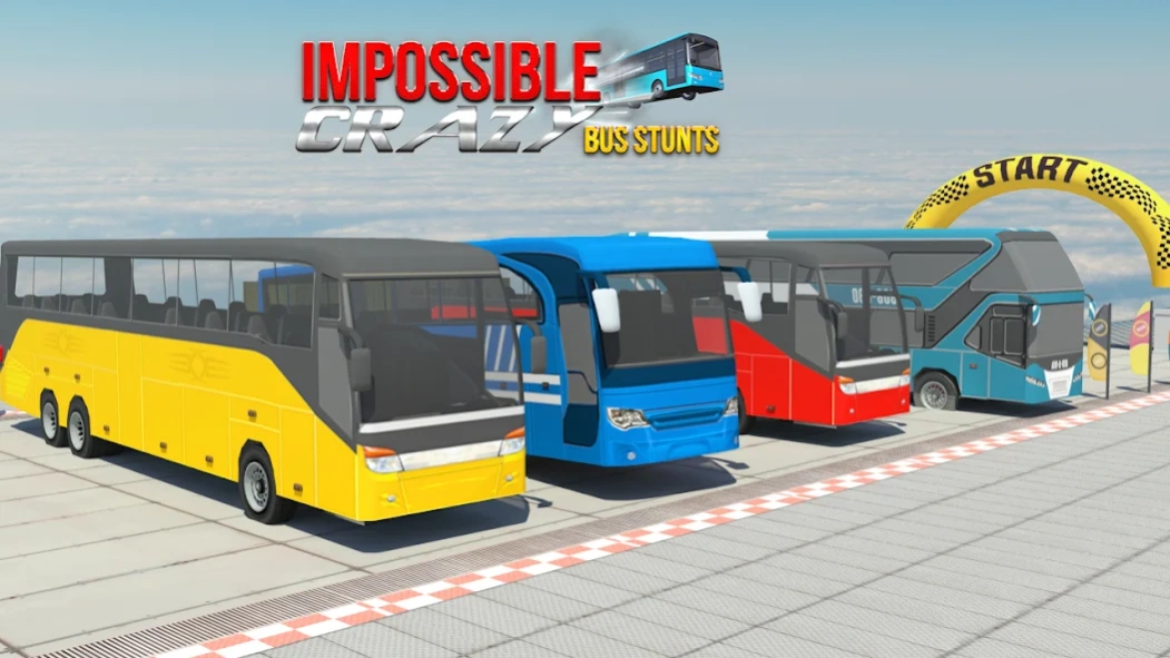 Impossible bus stunt driving :  Screenshot