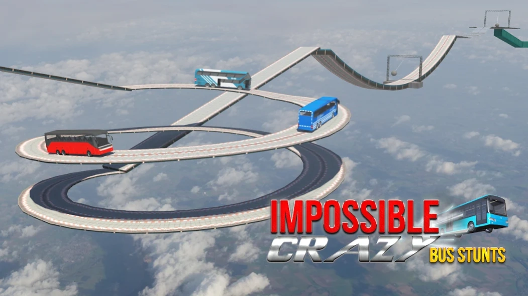 Impossible bus stunt driving :  Screenshot