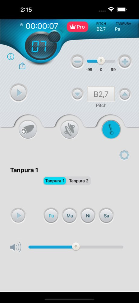 iMridangam Manjira Tambura 2.1 Screenshot