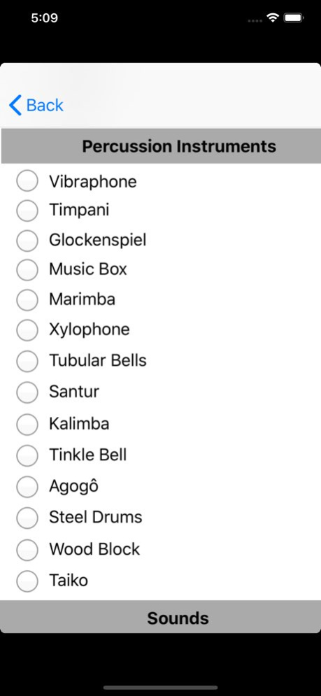 iMusicInstruments 1.6 Screenshot