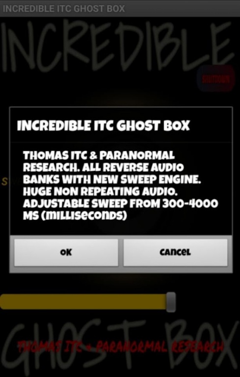 INCREDIBLE ITC GHOST BOX 1.0 Screenshot