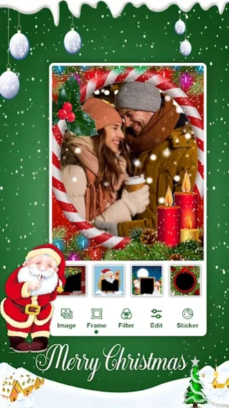 Merry Christmas Photo Frames  Screenshot