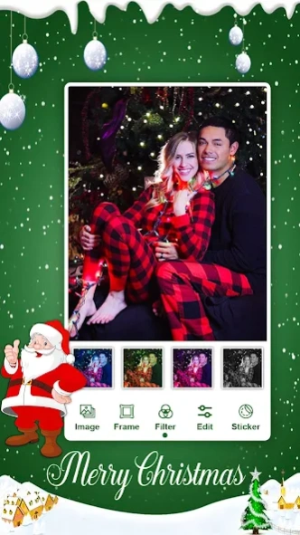 Merry Christmas Photo Frames  Screenshot