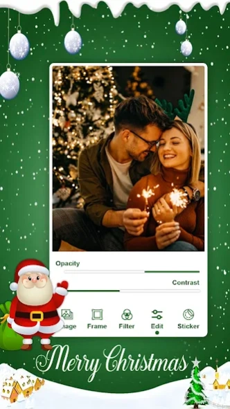 Merry Christmas Photo Frames  Screenshot