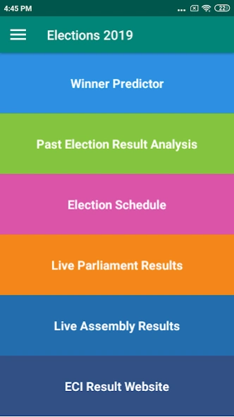 Indian Elections Live Results  Screenshot