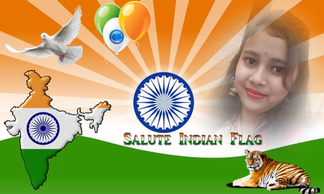 Indian Flag Photo Frames & DP 1.0.5 Screenshot