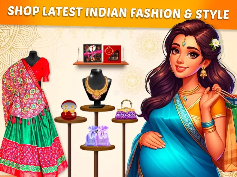 Indian Baby Shower: Dress Up 5.0 Screenshot