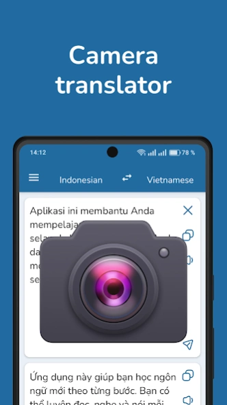 Indonesian Vietnamese Translat  Screenshot