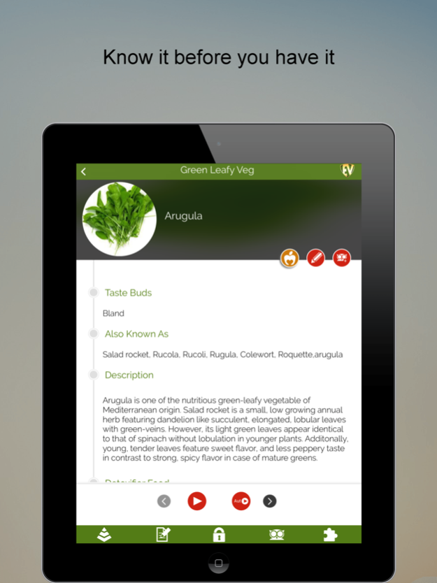Ingredients-Nutritional Facts 1.5 Screenshot