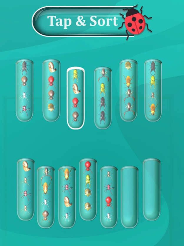 Insects Sort Puzzle Game 1.2 Screenshot