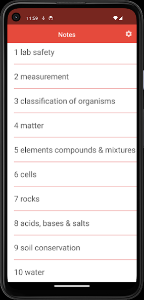 ECZ Integrated Science 2.0 Screenshot