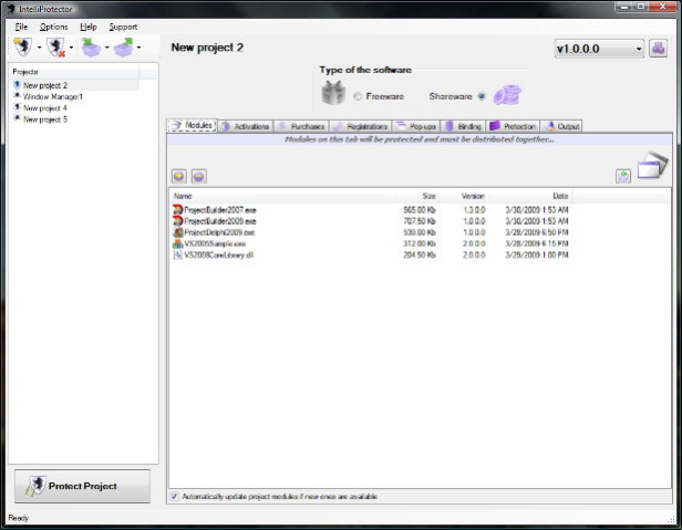 IntelliProtector 2.24 Screenshot