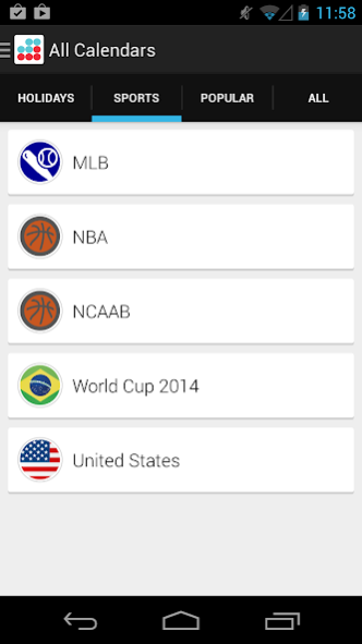 Interesting Calendars 1.3.1 Screenshot