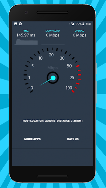 Internet Speed Test Free 0.3 Screenshot