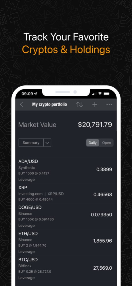 Investing.com Cryptocurrency 6.44.0 Screenshot