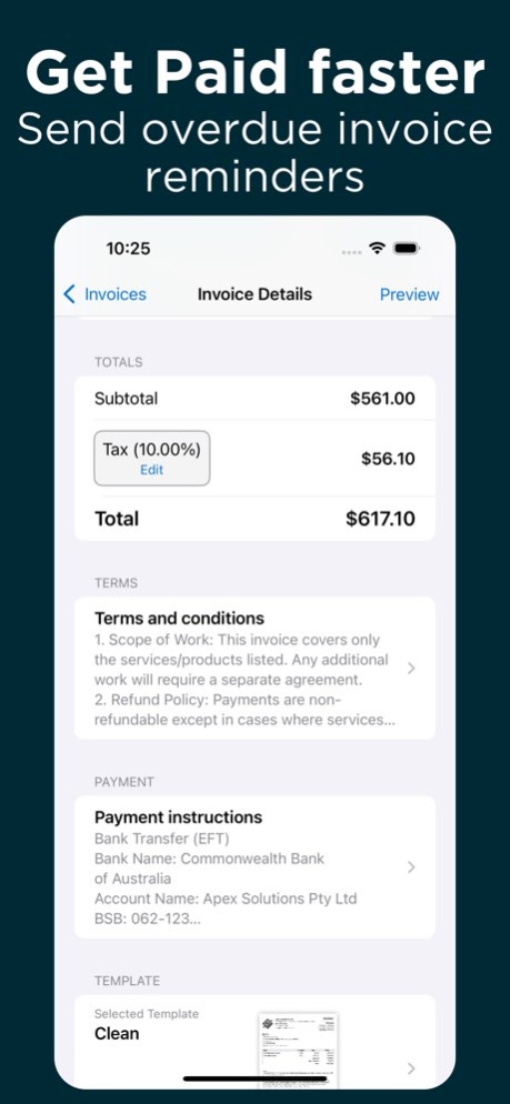 Invoice Fly Template Generator 1.0.5 Screenshot