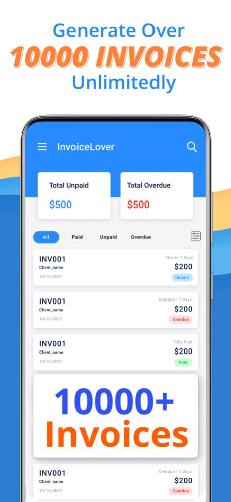 Invoice Lover: Invoice Maker 1.0.5 Screenshot