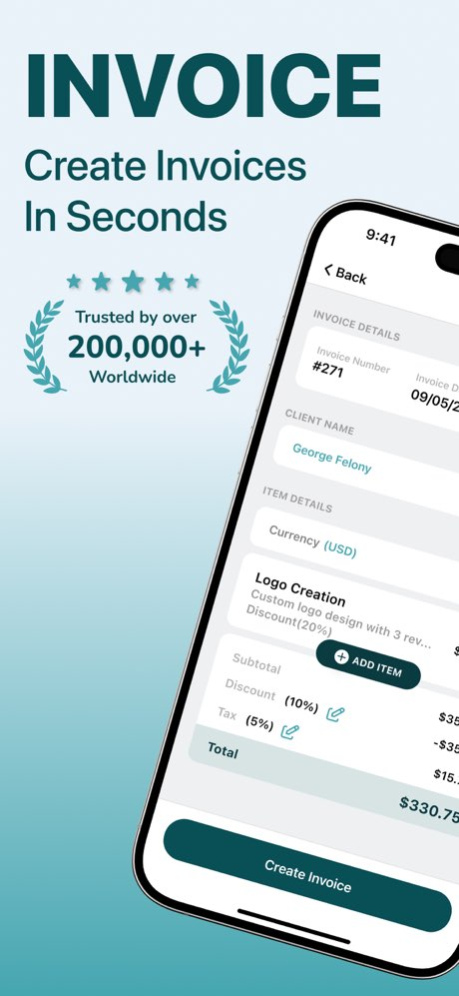 Invoice Maker ~ AI Generator  Screenshot